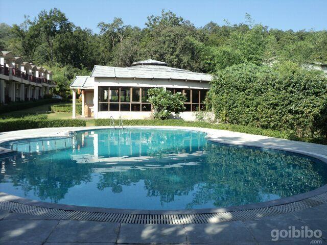 Corbett Rattan Hotel Garjia Exterior foto