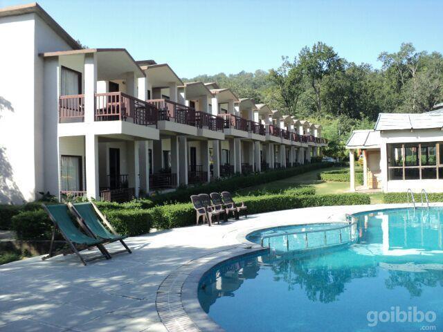 Corbett Rattan Hotel Garjia Exterior foto